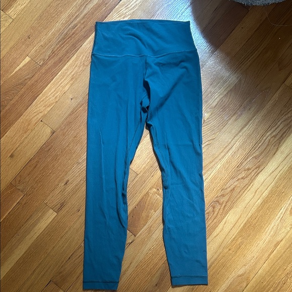 Lululemon Athletica Teal Leggings - Picture 1 of 3